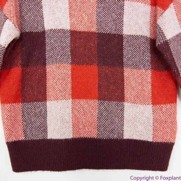 NEW Madewell Fenimore Pullover Sweater in Plaid, XS - Picture 5 of 15